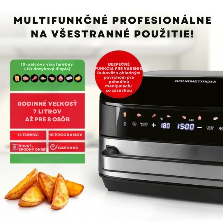 GourmetMaxx Teplovzdušná fritéza XXL 16428 (5)